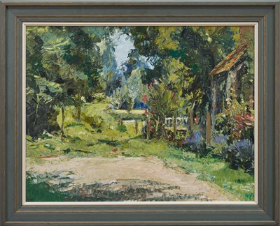 Lot 1054 - Margaret Finch Noyes (b.1932) oil on board - Summer Landscape, 40cm x 52cm, framed