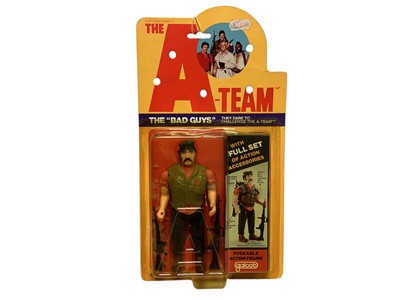 Lot 1698 - Galoob (c1983) The A Team Bad Guys Cobra 6" action figure with accessories, on card with bubblepack No.8519 (1)