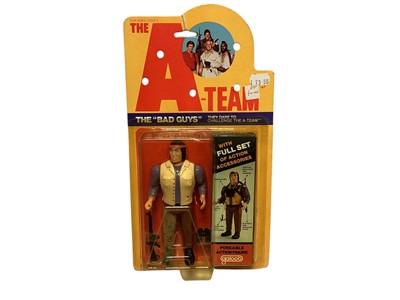 Lot 1699 - Galoob (c1983) The A Team Bad Guys Rattler 6" action figure with accessories, on card with bubblepack No.8519 (1)