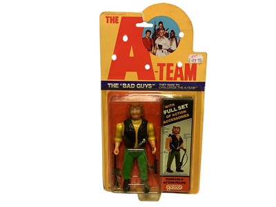 Lot 1700 - Galoob (c1983) The A Team Bad Guys Viper 6" action figure with accessories, on card with bubblepack No.8519 (1)
