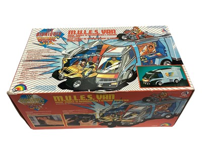 Lot 1702 - LJN (c1986) Les Bioniques Bionic Six M.U.L.E.S. Van (unite mobile de ravitaillement et station energetique), boxed (edge worn), interior packaging complete No.3835 (1)
