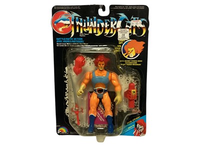 Lot 1706 - LJN (c1986) Thundercats Lion O (Good Warrior) 7 " action figure, on card with bubblepack No.3510 (1)