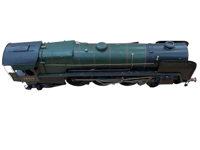 Lot 1782 - Railway O gauge scratchbuilt 4-6-2 green livery 'Oliver Cromwell' No. 70013 plus LMS 6122 Royal Ulster Rifleman 4-6-0 black livery