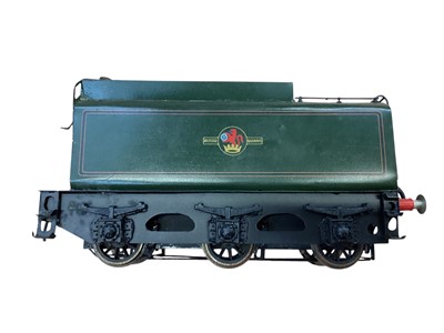 Lot 1782 - Railway O gauge scratchbuilt 4-6-2 green livery 'Oliver Cromwell' No. 70013 plus LMS 6122 Royal Ulster Rifleman 4-6-0 black livery