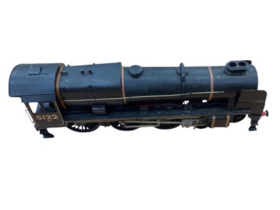Lot 1782 - Railway O gauge scratchbuilt 4-6-2 green livery 'Oliver Cromwell' No. 70013 plus LMS 6122 Royal Ulster Rifleman 4-6-0 black livery