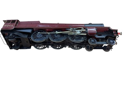 Lot 1783 - Railway O gauge scratchbuilt 4-6-2 LMS locomotive & tender Princess Elizabeth No. 6201, plus Great Western 4-6-0 Windsor Castle (2)