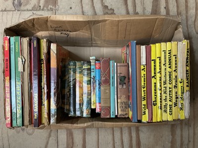 Lot 1612 - Box of Lone Ranger books