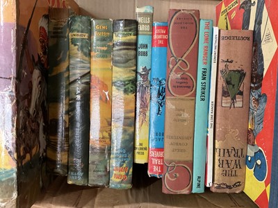 Lot 1612 - Box of Lone Ranger books