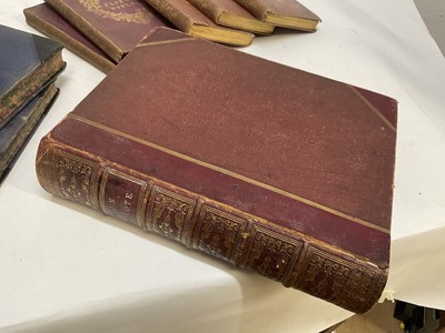 Lot 1662 - Don Quixote, illustrated by Dore, together with a set of volumes of The Floral World, 1862, and others