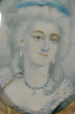 Lot 149 - Zéphirin Belliard (1798-1861) oval portrait miniature on ivory - Madame de Montesson, signed, inscribed verso 'Marquise De Montesson, Z. Belliard', 8.5cm x 6cm, in gilt frame