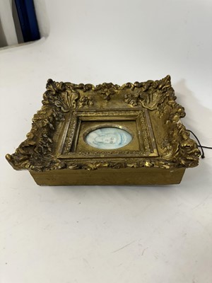 Lot 149 - Zéphirin Belliard (1798-1861) oval portrait miniature on ivory - Madame de Montesson, signed, inscribed verso 'Marquise De Montesson, Z. Belliard', 8.5cm x 6cm, in gilt frame