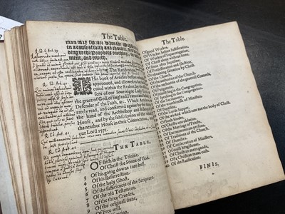 Lot 1750 - Elizabeth I - Injunctions given by the Queenes Majestie. Anno Dom. 1559. The first yeere of the Raigne of our Soveraign Lady Queen Elizabeth, bound...