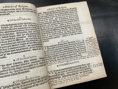 Lot 1750 - Elizabeth I - Injunctions given by the Queenes Majestie. Anno Dom. 1559. The first yeere of the Raigne of our Soveraign Lady Queen Elizabeth, bound...