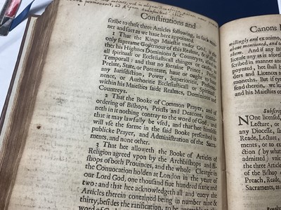 Lot 1750 - Elizabeth I - Injunctions given by the Queenes Majestie. Anno Dom. 1559. The first yeere of the Raigne of our Soveraign Lady Queen Elizabeth, bound...