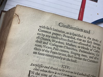 Lot 1750 - Elizabeth I - Injunctions given by the Queenes Majestie. Anno Dom. 1559. The first yeere of the Raigne of our Soveraign Lady Queen Elizabeth, bound...