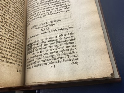 Lot 1750 - Elizabeth I - Injunctions given by the Queenes Majestie. Anno Dom. 1559. The first yeere of the Raigne of our Soveraign Lady Queen Elizabeth, bound...