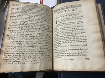 Lot 1750 - Elizabeth I - Injunctions given by the Queenes Majestie. Anno Dom. 1559. The first yeere of the Raigne of our Soveraign Lady Queen Elizabeth, bound...
