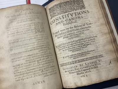 Lot 1750 - Elizabeth I - Injunctions given by the Queenes Majestie. Anno Dom. 1559. The first yeere of the Raigne of our Soveraign Lady Queen Elizabeth, bound...