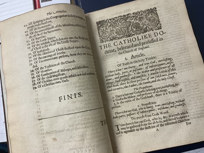 Lot 1750 - Elizabeth I - Injunctions given by the Queenes Majestie. Anno Dom. 1559. The first yeere of the Raigne of our Soveraign Lady Queen Elizabeth, bound...