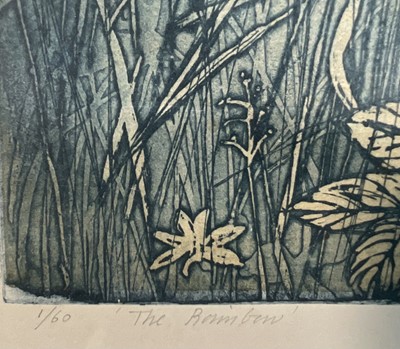 Lot 1166 - *Richard Bawden (1936-2024) signed coloured etching - 'The Rainbow', 1/60, 53cm x 41cm, in glazed frame