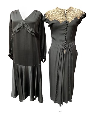Lot 2066 - 1930's and 1940's evening dresses, boleros and tops.