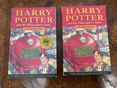Lot 1752 - J.K. Rowling - Harry Potter and the Philosopher’s Stone - two early paperback editions
