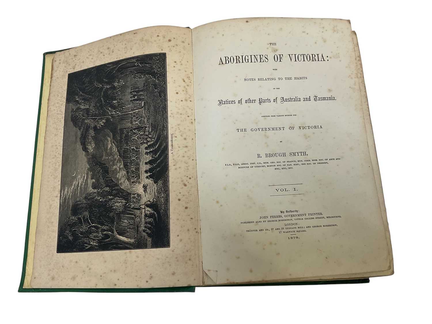 Lot 1682 - Robert Brough Smythe - Aborigines of Victoria, 2 vols. 1878