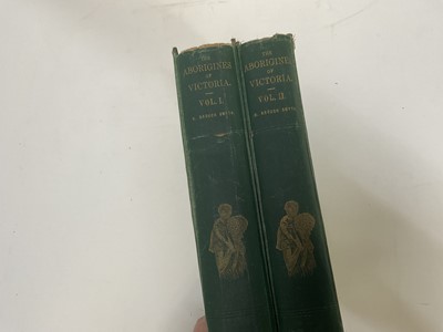 Lot 1682 - Robert Brough Smythe - Aborigines of Victoria, 2 vols. 1878