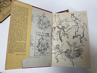 Lot 1684 - Alfred Munnings, set of three autobiographies