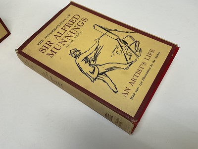 Lot 1684 - Alfred Munnings, set of three autobiographies