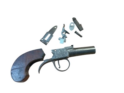 Lot 932 - Georgian flintlock pistol