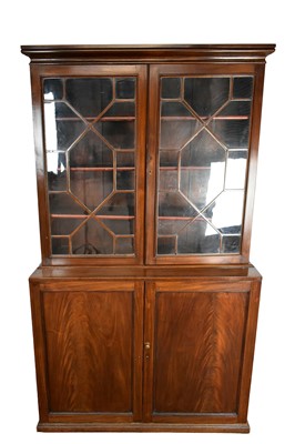 Lot 1569 - 19th century mahogany bookcase