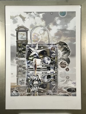 Lot 46 - Richard Drew, known as Zacron (British, 1943-2012) Archival limited edition fine art print, Crystal Theatre, signed and numbered 10/100, image 88 x 67cm, glazed frame