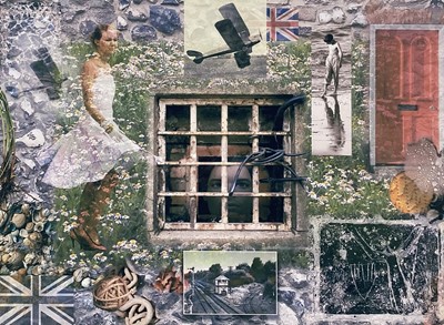Lot 95 - Richard Drew, known as Zacron (British, 1943-2012) archival print - A dream of flying, 28 x 39cm, glazed frame, and three others. (4)