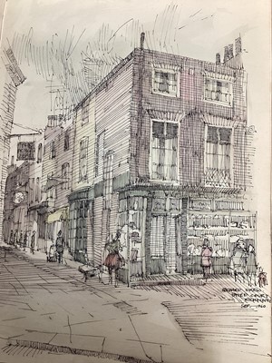 Lot 51 - Richard Drew, known as Zacron (British, 1943-2012), sketchbook, circa 1970s