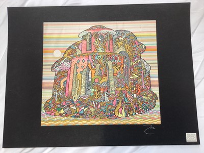 Lot 58 - Richard Drew, known as Zacron (British, 1943-2012) Group of original works on paper in a variety of media, unframed (21)