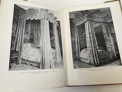 Lot 1677 - Percy MacQuoid - A History of English Furniture four volumes, in cloth bindings and dust wrappers