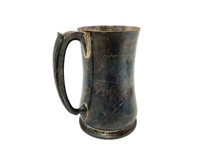 Lot 348 - 1940s silver waisted baluster tankard