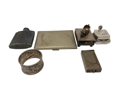 Lot 357 - Selection of miscellaneous late 19th/20th century silver