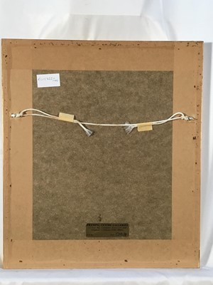 Lot 185 - Belinda King signed print - 'Storm', signed and numbered 5/100, 16cm x 17cm, in glazed frame