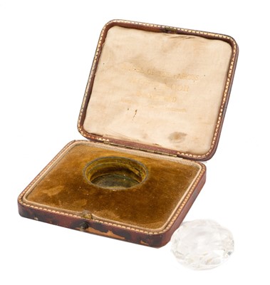 Lot 964 - Victorian glass model of the Koh-I-Noor diamond