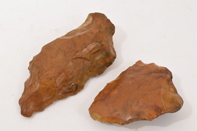 Lot 963 - Palaeolithic stone axe or knife