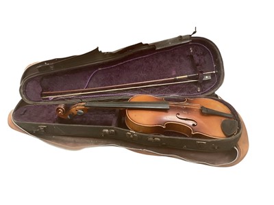 Lot 2208 - Group of three violins