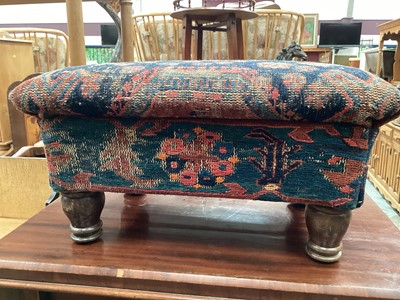 Lot 1204 - Edwardian foot stool