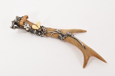 Lot 1095 - Rare Austrian cigar cutter by Georg Adam Scheid (1866-1922)