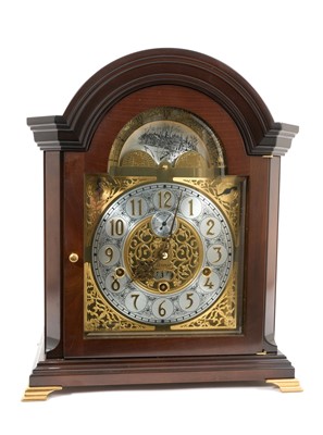 Lot 803 - Modern German bracket clock by Kieninger striking on bells