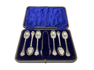 Lot 380 - Set of six teaspoons
