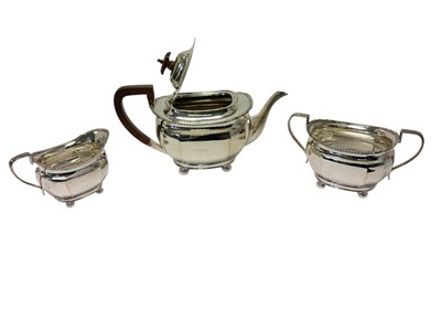 Lot 364 - Three piece teaset