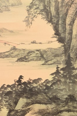 Lot 12 - 20th century Japanese scroll painting