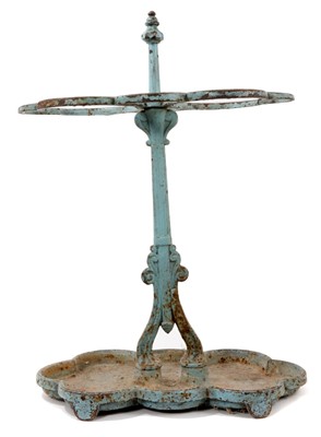 Lot 1690 - Victorian cast iron stick stand
